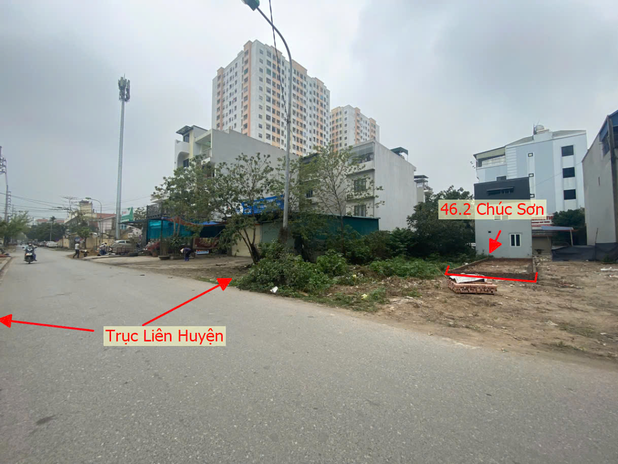 Hình ảnh Bán Đất Thị Trấn Chúc Sơn Bám Mặt Đường Kinh Doanh Liên Huyện Gần QL6A