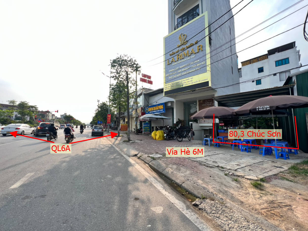 Hình ảnh Bán Đất Thị Trấn Chúc Sơn Mặt Đường Kinh Doanh QL6A Ngay Trung Tâm Hành Chính Huyện Chương Mỹ 