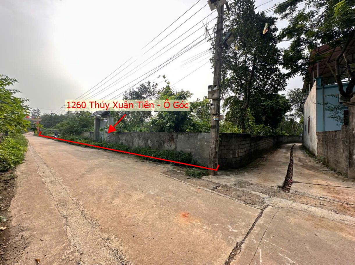 Hình ảnh Bất Động Sản Xuân Mai Bán Đất Khu Vực Thủy Xuân Tiên Lô Góc 2 Mặt Thoáng Đường Ô Tô Tránh Gần QL21A