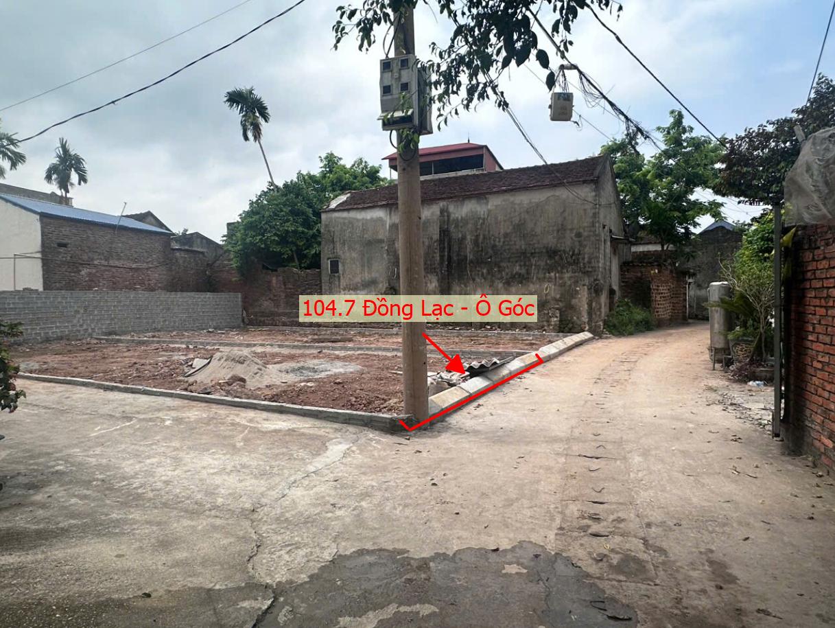 Hình ảnh Bán Lô Góc 2 Mặt Tiền 104.7m Tại Đồng Lạc Đường Thông Ô Tô Sát Trục Kinh Doanh Giá Chỉ Hơn Tỷ