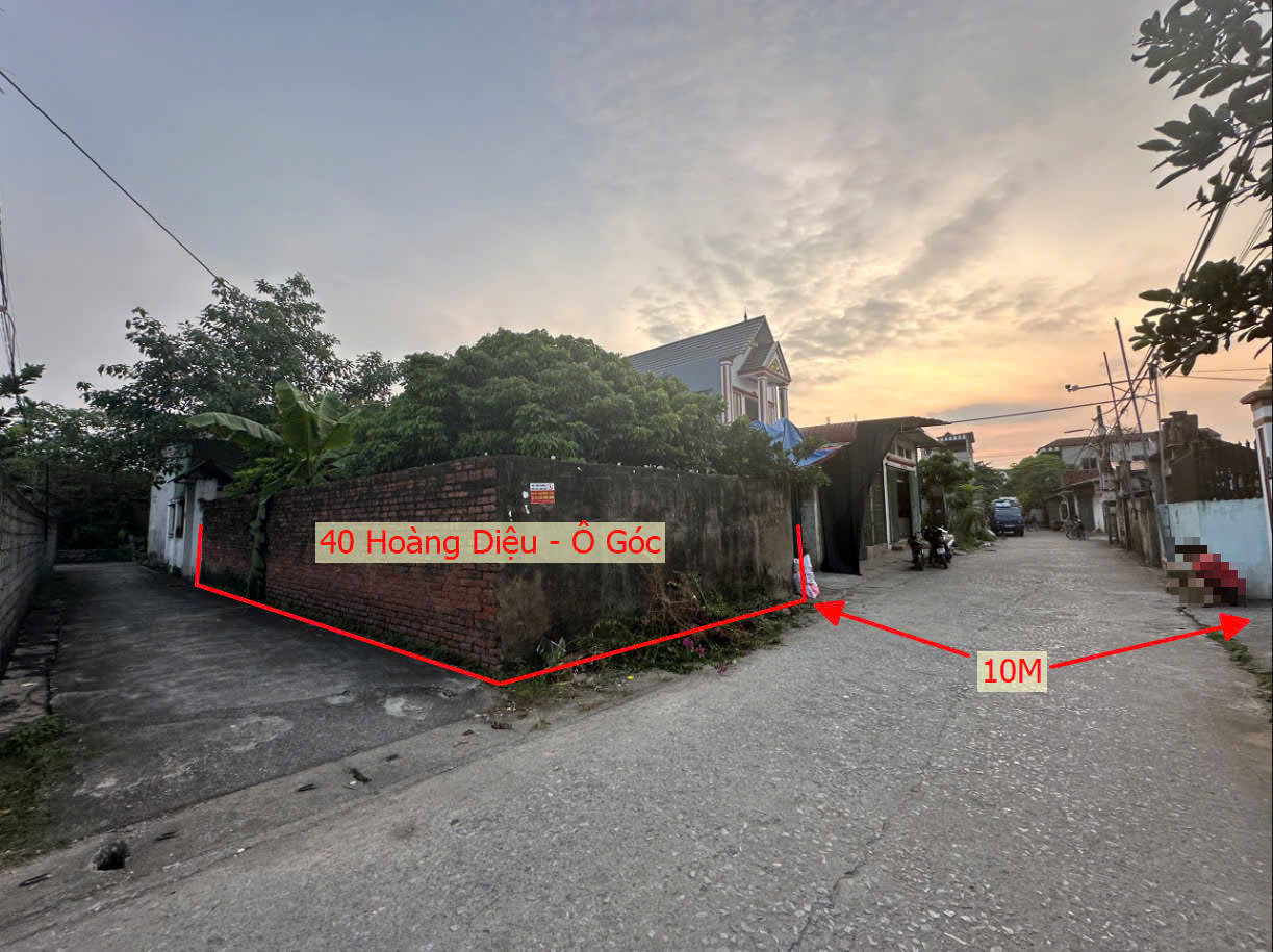 Hình ảnh Bán Lô Góc 2 Mặt Tiền Trục Chính Thôn Tại Hoàng Diệu Giá Chỉ Hơn Tỷ 