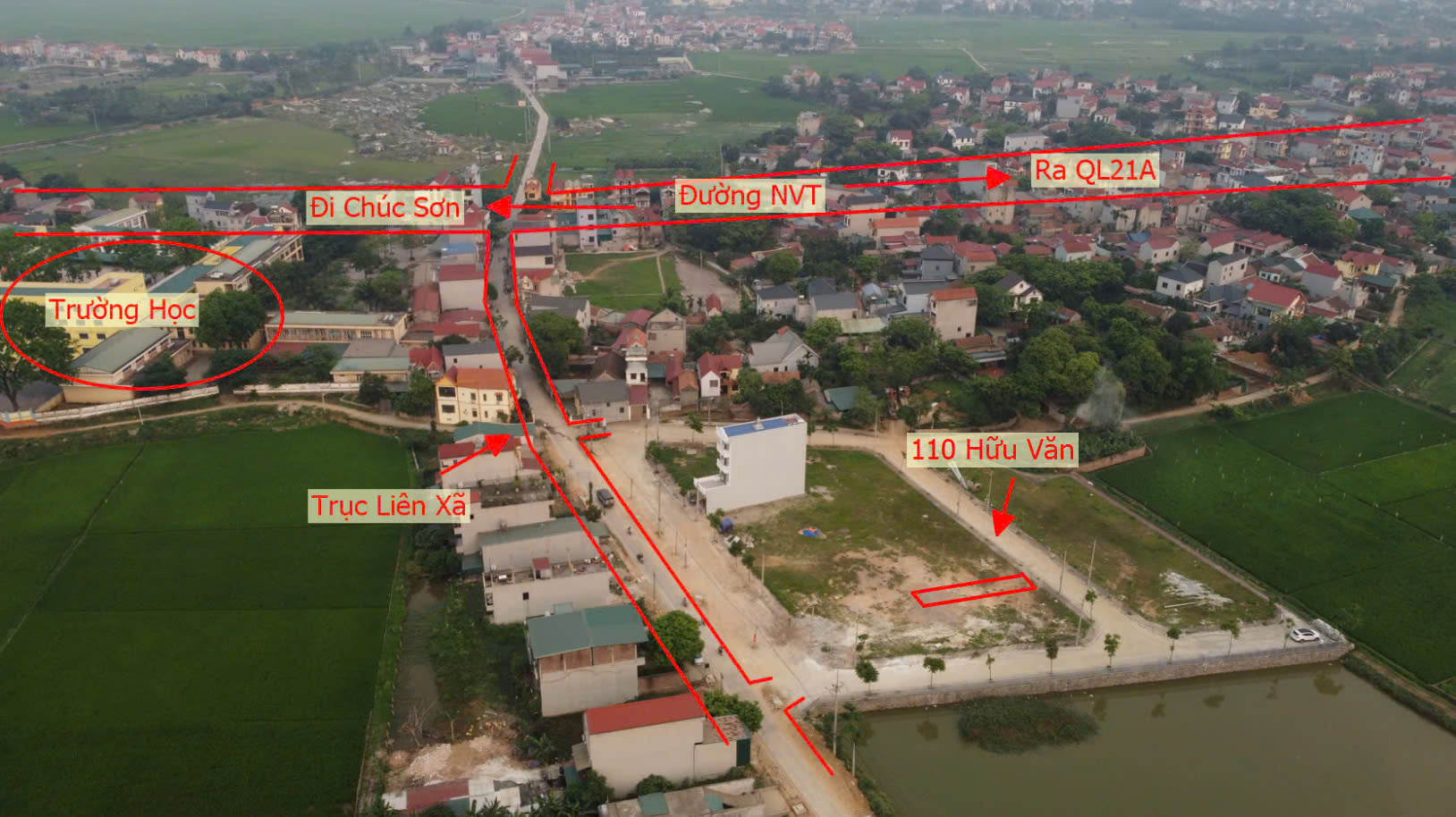 Hình ảnh Bán Đất Đấu Giá Hữu Văn Ngay Trung Tâm Xã Hữu Văn Gần Đường Nguyễn Văn Trỗi 