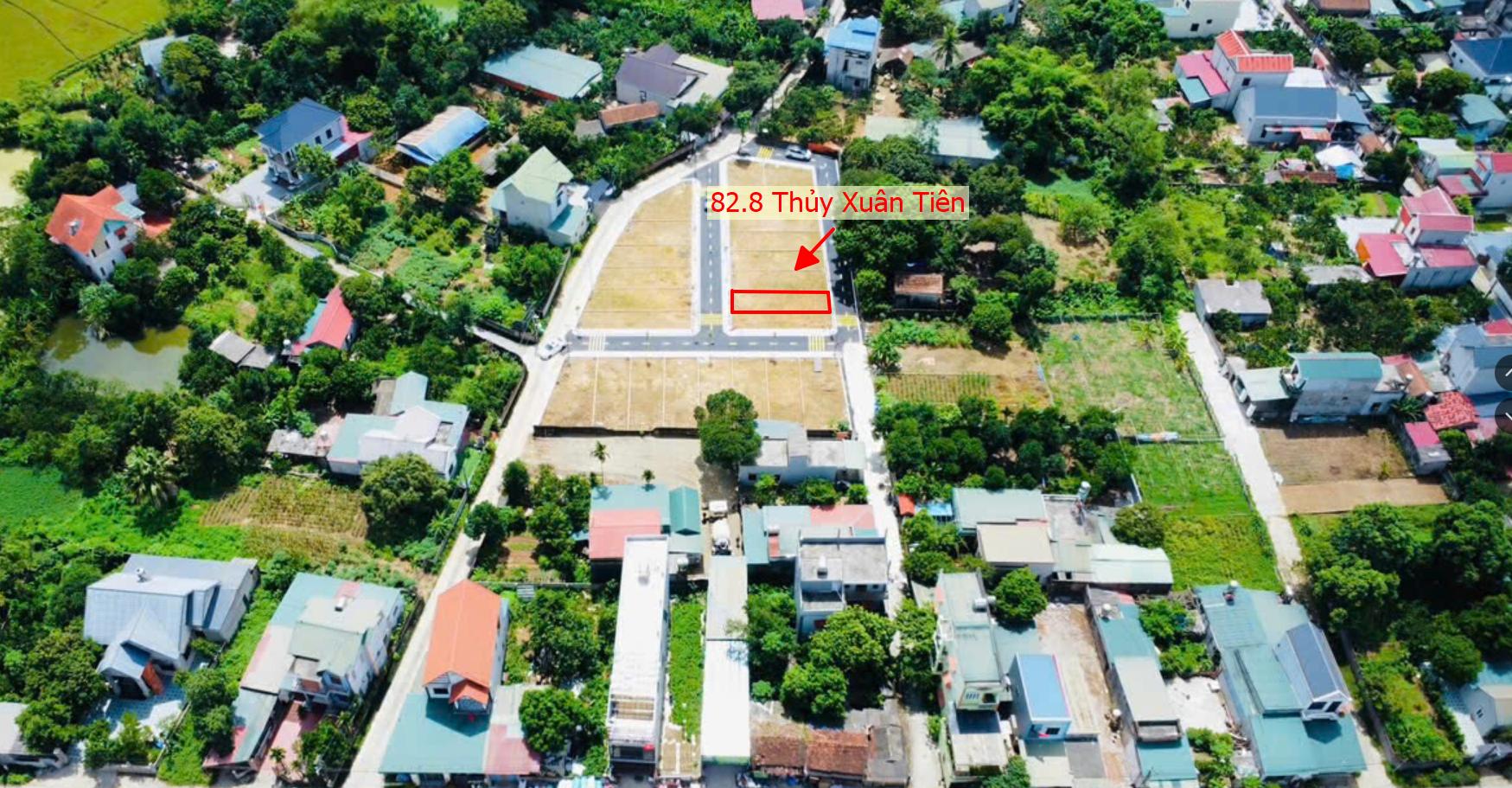 Hình ảnh Bán Thửa Đất 82.8m Tại Thủy Xuân Tiên 2 Mặt Thoáng Đường Thông Ô Tô Gần Trục Kinh Doanh Liên Xã 