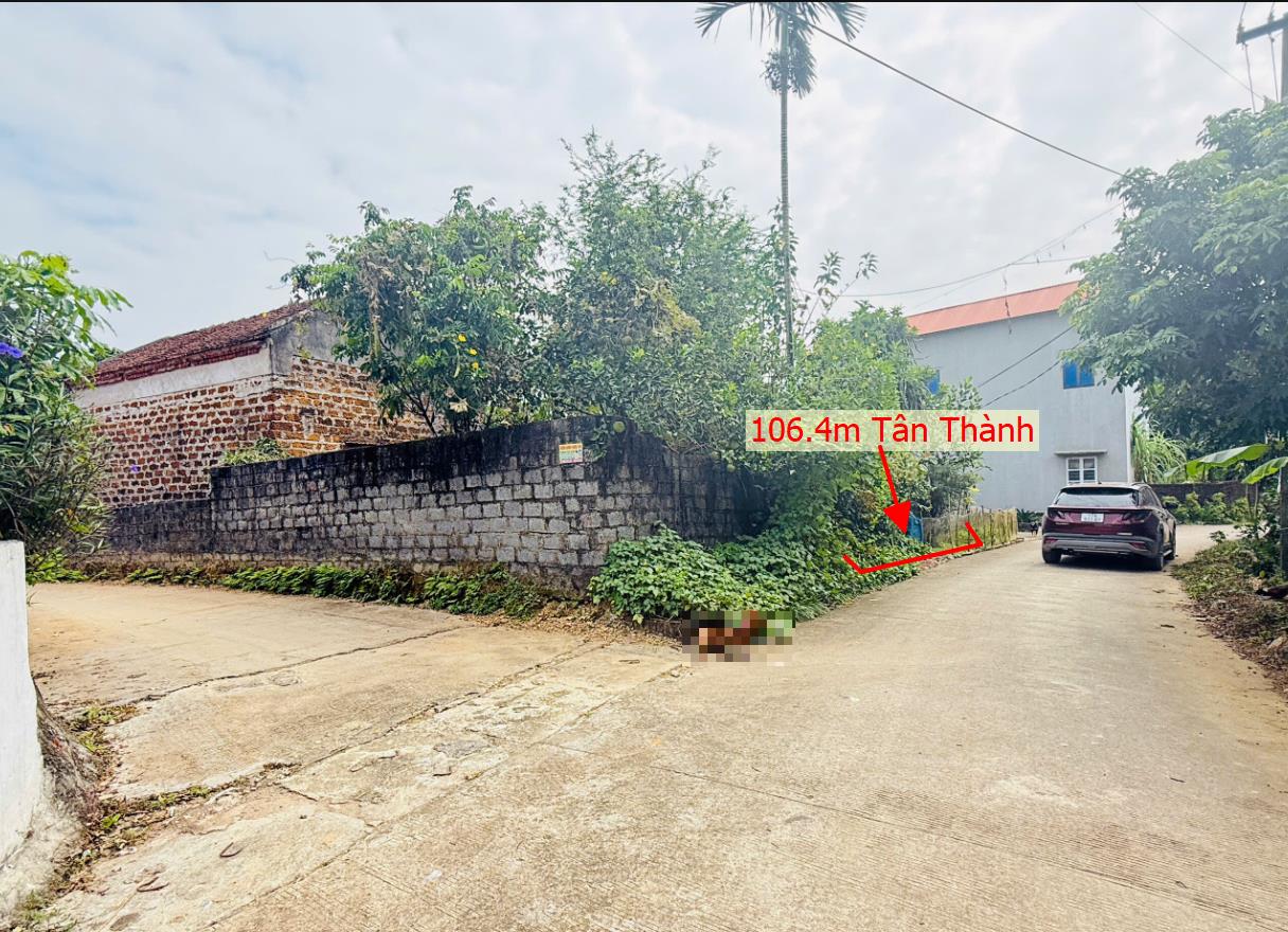 Hình ảnh Bán Lô Đất 106.4m Tại Tân Thành Lương Sơn Bám Đường Bê Tông Ô Tô Vào Tận Đất Dân Cư ĐÔng Phát Triển Đầy Đủ Tiện Ích Giá Rẻ