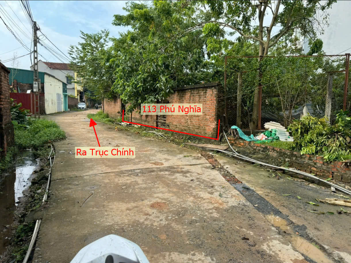 Hình ảnh Bán Đất Full Thổ Cư Ô Tô Đỗ Tận Đất Sát Trục Chính Kinh Doanh Ngay Trung Tâm Xã Phú Nghĩa 