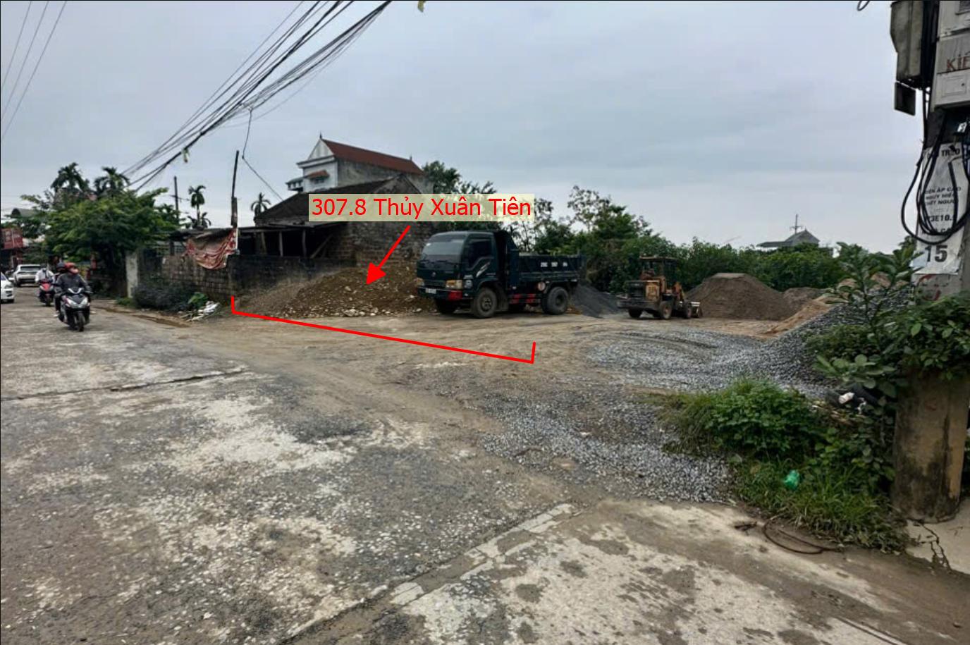 Hình ảnh Bán Thửa Đất 307.8m Tại Thủy Xuân Tiên Mặt Đường Kinh Doanh Liên Xã Cách QL21A Chỉ Hơn 1km