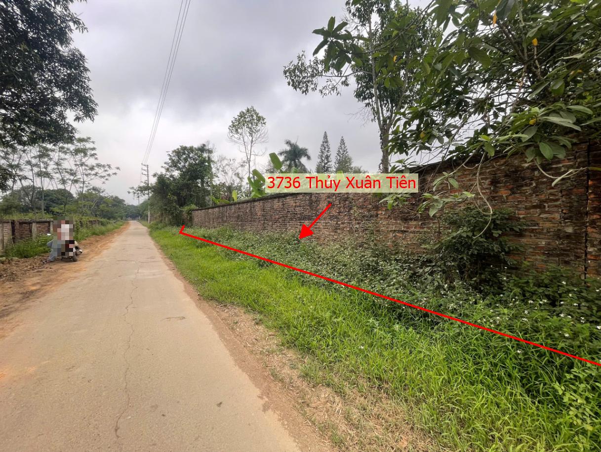 Hình ảnh Bất Động Sản Xuân Mai Bán Đất Khu Vực Thủy Xuân Tiên Đường Ô Tô Tránh Sát Trục Chính Kinh Doanh Liên Xã Gần QL21A