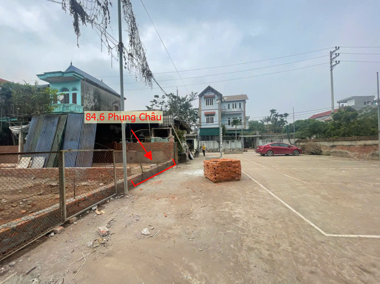 Hình ảnh Bán Lô Đất 84.6M2 Đất Phân Lô Xã Phụng Châu Đối Diện Sân Bóng Thôn Ô Tô Đỗ Tận Đất    