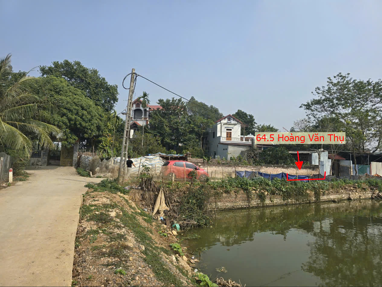 Hình ảnh Bán Thửa Đất Phân Lô 69.5M2 Đường Thông Ô Tô Mặt View Hồ Thoáng Mát Tại Hoàng Văn Thụ Chương Mỹ 