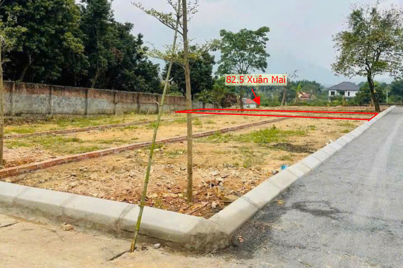 Hình ảnh Đất Phân Lô Thị Trấn Xuân Mai 82.5M2 Ô Tô Đỗ Tận Đất Sát Trục Liên Xã Giá Chỉ Vài Trăm Triệu 